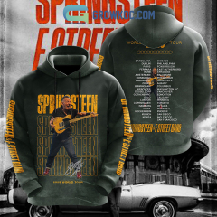 World Tour 2023 Hoodie (Bruce Springsteen Tour 2023 Tshirt)