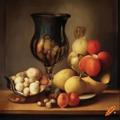 Trademark Fine 'Still Life With Fruit And Nuts' by Robert Duncanson (Still Life with Fruit and Nuts)