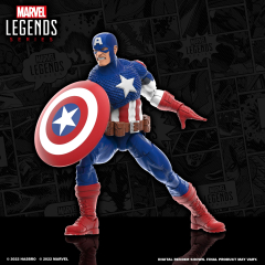 Marvel Legends Ultimate Captain America Action Figure (Marvel Legends Series 80th Anniversary Captain America)