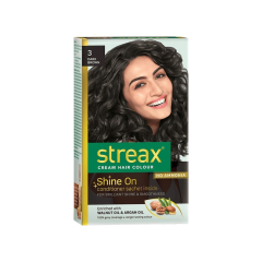 Streax Cream Hair Colour for Women Men | Flame Red | Enriched with Walnut Argan Oil | Instant Shine Smoothness | Long Lasting Hair Colour | Softy (Streax Glossy Serum Shine Conditioner)