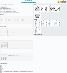 Chord: Busted Stuff - tab, song lyric, sheet, guitar, ukulele ...