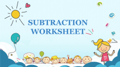 Subtraction: Math Worksheet for Class 3 Students - EasyShiksha