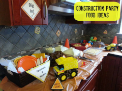 Kids Birthday Party Ideas: Food for a Construction Birthday Party ...