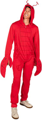 Adult Men's Tipsy Elves Lobster Jumpsuit (Tipsy Elves Boy's / Girl's Lobster Costume Fun Kids Halloween Costume)