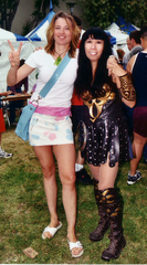 Lucy Lawless, Xena and me at the Pride Run. by xenawannabe on ...