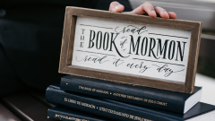 Read the Book of Mormon Wood Plaque (Book of Mormon)