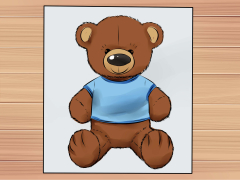 4 Ways to Draw a Teddy Bear - wikiHow