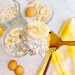 Banana Cream Pie Overnight Oats