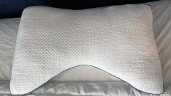 The Best Pillow For Side Sleepers (Eli & Elm Ultimate Side Sleeper Pillow with Adjustable Filler to Get The Perfect Contour Curved Pillow for A Neck Pain Relief Sleep)