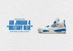 Nike Air Jordan IV (Air Jordan 4 Retro Military Blue 2012)