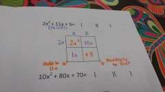 Factoring Polynomials Using the Box Method Directions | Math = Love