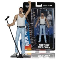 Music Maniacs Rock Freddie Mercury Action Figure (McFarlane Toys Iron Maiden Music Maniacs Metal Trooper Eddie Action Figure)