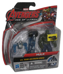 Marvel Avengers Age of Ultron Hulk vs. Sub-Ultron 003 Figure Pack (Hasbro Figures 6 cm Pack2 Assorted Avengers)