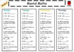 Grade 3 Mental Math Worksheets | Worksheets | ables