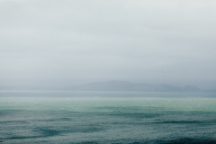 Aerial view of the ocean