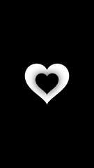 Black and white Hearts, Heart, black, double, friends, corazones ...