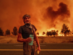 California's largest wildfire explodes in as fires rage ...