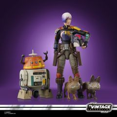 Star Wars The Vintage Collection Sabine Wren & Chopper (Star Wars Ahsoka Vintage Collection Sabine Wren Deluxe Action Figure)