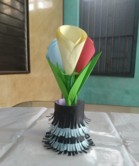 Unique & Beautiful Paper Flower Vase