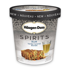 Häagen-Dazs Spirits Whiskey Hazelnut Latte Ice Cream (Häagen-Dazs Rum Vanilla Caramel Blondie)