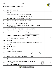 Mental Maths Quiz Mirsab