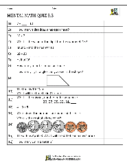 Mental Math Quiz