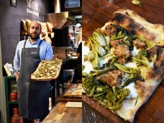 Meet In Your Kitchen | Alfredo Sironi's Pizza with Cima di Rapa ...