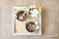 Mini Campfire Chocolate Fondue Buckets