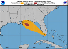 Warn-on-Forecast: Hurricane Sally Landfall: Sept 15–16, 2020