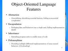 Object Oriented Programming Language