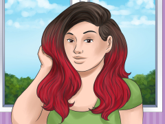 ทำสีผมสไตล์ Ombre - wikiHow