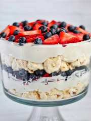 Trifle (Gluten Strawberry Angel Food Cake Trifle)