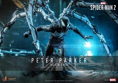 Hot Toys Spider-Man 2 Peter Parker 1:6 Scale Action Figure (Peter Parker Black Suit)