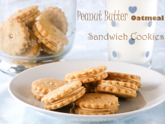 Peanut Butter Oatmeal Sandwich Cookies