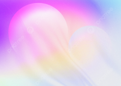 Colorful Dream Motif Abstract Gradient Round