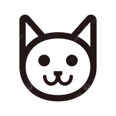 Cute Cat Icon Kitten Vector Vector Face Profile Vector, Vector ...