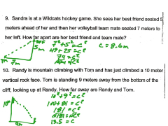 Lesson 28 Pythagorean theorem word problems | Math, 8th Grade Math ...