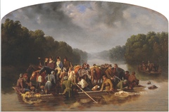 Marion Crossing the Peedee (William Tylee Ranney Francis Marion Crossing The River)