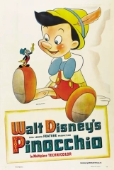 Pinocchio 1940 Walt Disney cult cartoon movie re ...