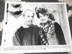 VINTAGE BLACK WHITE Press Photo ALL IN THE FAMILY GEORGE CARLIN | eBay