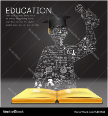 School and education background Royalty Vector