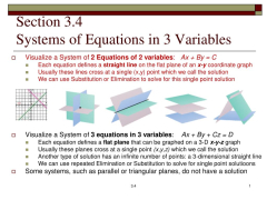 PPT - Section 3.4 Systems of Equations in 3 Variables PowerPoint ...