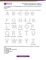 Selina Solutions Concise Maths Class 7 Chapter 17 Symmetry ...