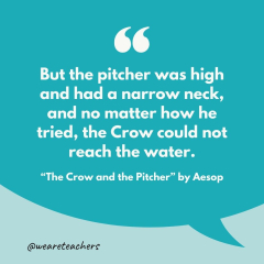 The Crow and the Pitcher by Aesop (The Crow and the Pitcher)