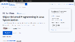 Coursera - Object Oriented Programming in Java Specialization