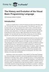 The History and Evolution of the Visual Basic Programming Language ...