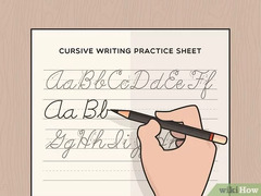 Cursive Writing Practice Sheet