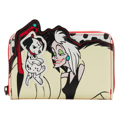 Disney 101 Dalmatians Villains Scene Cruella Loungefly Wallet (Loungefly Wallets Disney 101 Dalmatians Cruella De Vil Wallet)