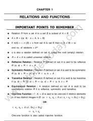 CBSE Class 12 Mathematics Relations And Functions Worksheet Set A