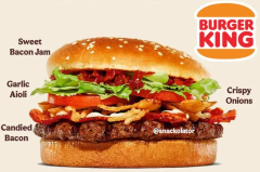 Burger King Candied Bacon Whopper